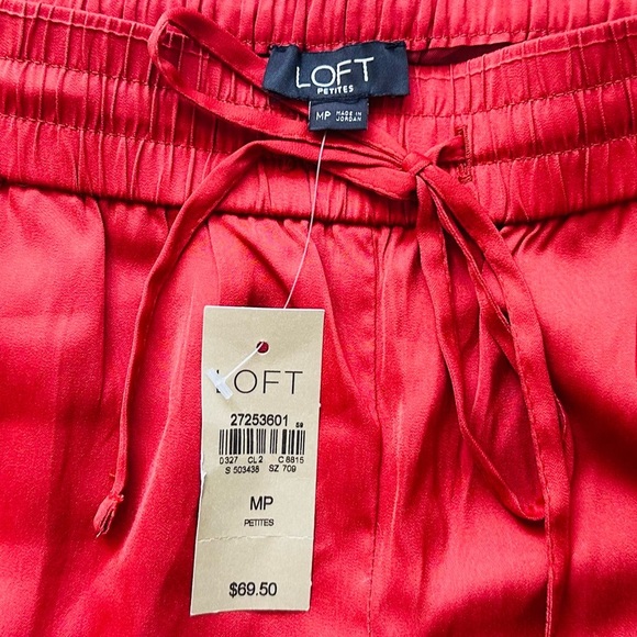 LOFT Salmon Drawstring Women’s Pants - Picture 3 of 4